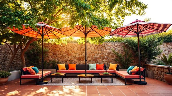5 parasols déportés incontournables pour sublimer votre terrasse